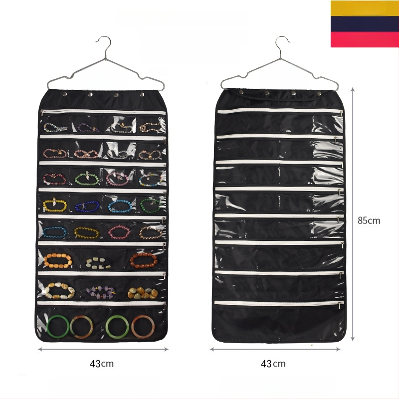 Ékszer tároló táska oxidáció elleni védelemmel, átlátszó panel, szerelés szükséges