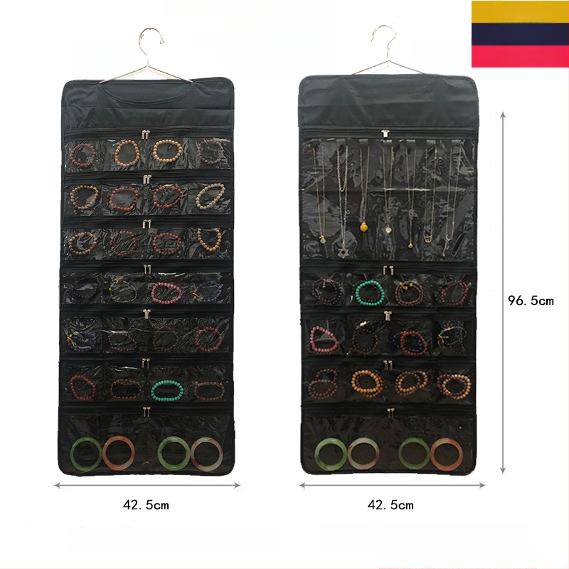 Ékszer tároló táska oxidáció elleni védelemmel, átlátszó panel, szerelés szükséges