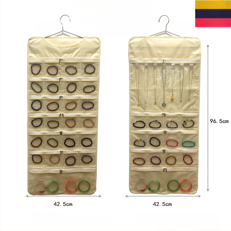 Ékszer tároló táska oxidáció elleni védelemmel, átlátszó panel, szerelés szükséges