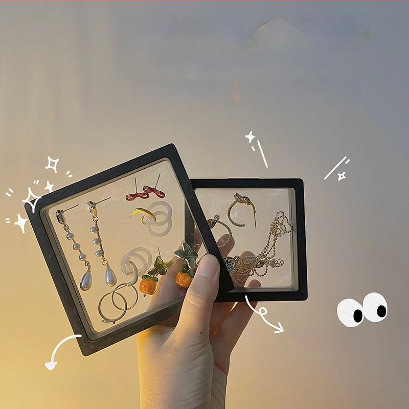 Unique papírból készült ékszerdoboz – kiállítási doboz, porvédett, pásztorális stílusú, ékszer rendező