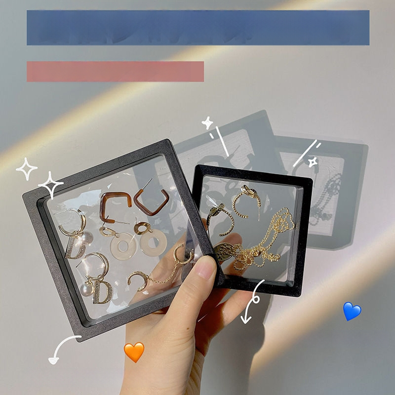 Unique papírból készült ékszerdoboz – kiállítási doboz, porvédett, pásztorális stílusú, ékszer rendező