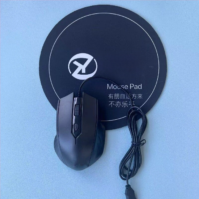 Оптична USB проводна мишка, 1000 DPI, 2 бутона, 5-степенна настройка DPI, подходяща за гейминг и офис