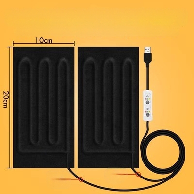 USB fűtőlap — egérpad és kéz- vagy lábmelegítő, 5V elektromos fűtés, tiszta pamut