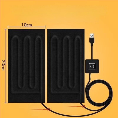 USB fűtőlap — egérpad és kéz- vagy lábmelegítő, 5V elektromos fűtés, tiszta pamut