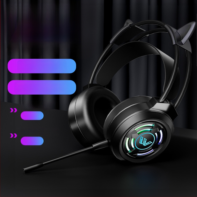 Spēļu austiņas ar 7.1 telpisko skaņu, ar kabeli, virs ausīm, ar mikrofonu, datoram un klēpjdatoram