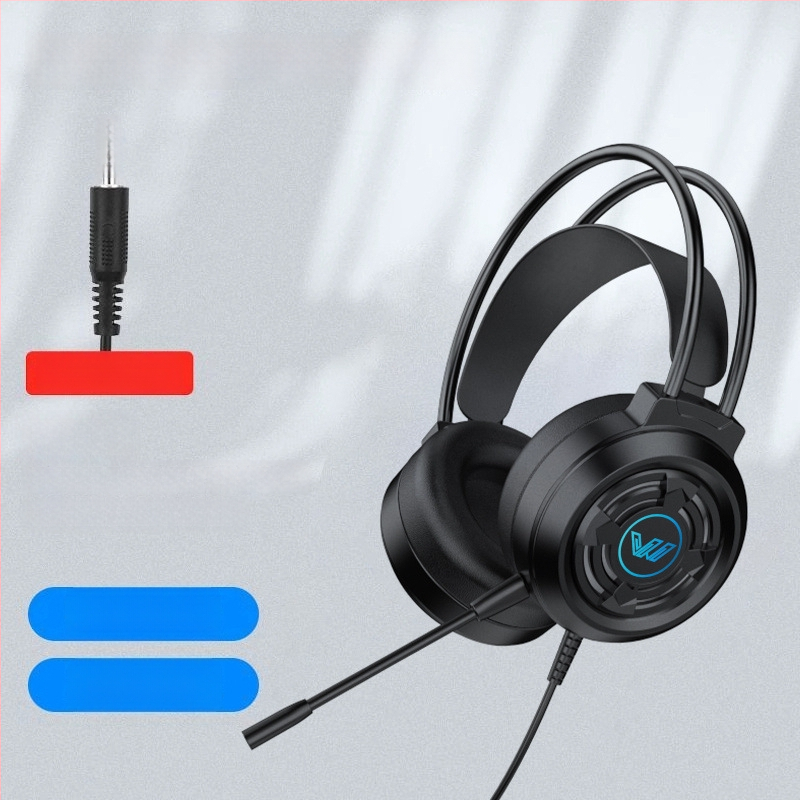 Spēļu austiņas ar 7.1 telpisko skaņu, ar kabeli, virs ausīm, ar mikrofonu, datoram un klēpjdatoram