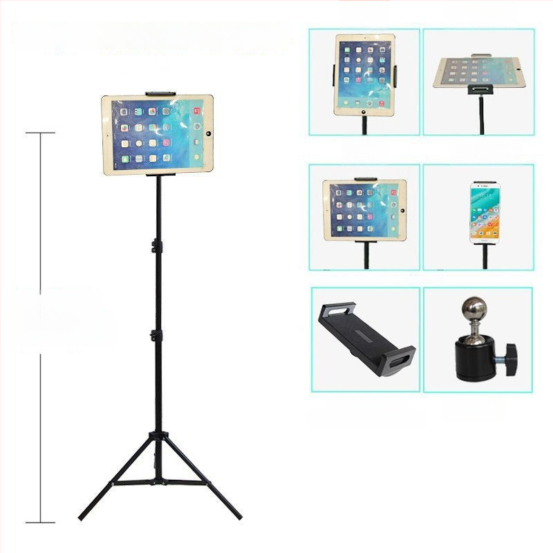 Stends viedtālrunim un planšetēm – metāla konstrukcija, piemērots lietošanai gultā, tiešraidei, fotografēšanai un videoierakstam