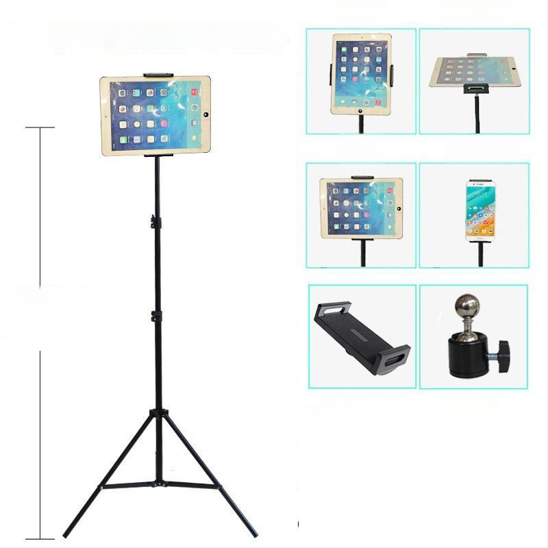 Stends viedtālrunim un planšetēm – metāla konstrukcija, piemērots lietošanai gultā, tiešraidei, fotografēšanai un videoierakstam