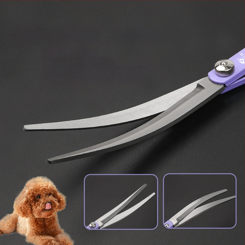 Set de foarfeci pentru îngrijirea animalelor Gutche — oțel inoxidabil, foarfeci de tunsoare pentru câini, ambalaj de 400 bucăți, marcă privată autorizată