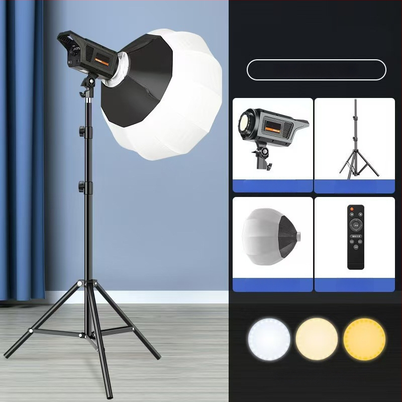 Professionaalne fotograafia valgustus Baorongkou peaga, kahekordne valguse temperatuur, mitte reguleeritav heleduse