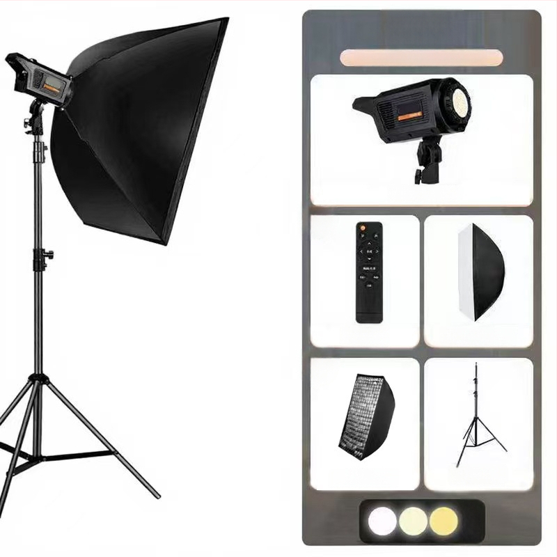 Professionaalne fotograafia valgustus Baorongkou peaga, kahekordne valguse temperatuur, mitte reguleeritav heleduse