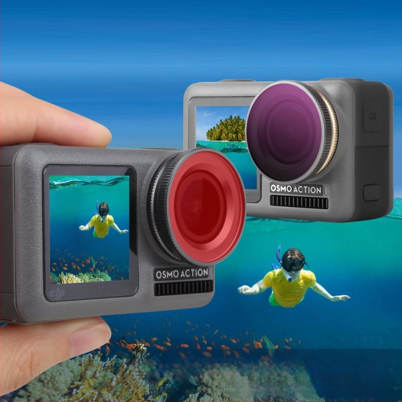 Υποβρύχιο φίλτρο Osmo Action με ρυθμιζόμενο ND/PL και CPL (Μοντέλο OA-FI170)