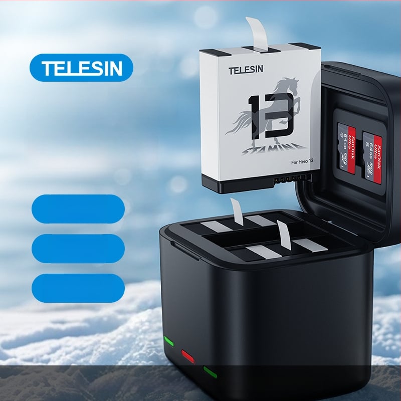 TELESIN GP13 Πρώτης Γενιάς Υψηλής Απόδοσης Λιθίου Μπαταρία για GoPro 13