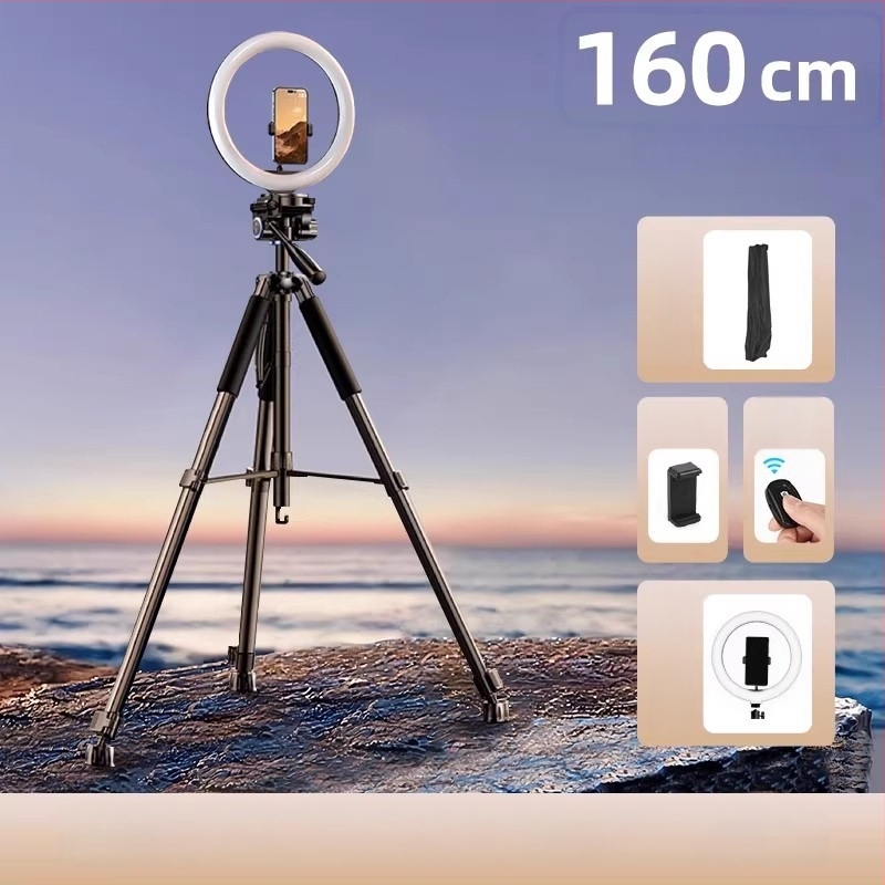 Vastagított szénacélból készült kamerat tripod DSLR és tükör nélküli kamerákhoz — hordozható háromszög állvány