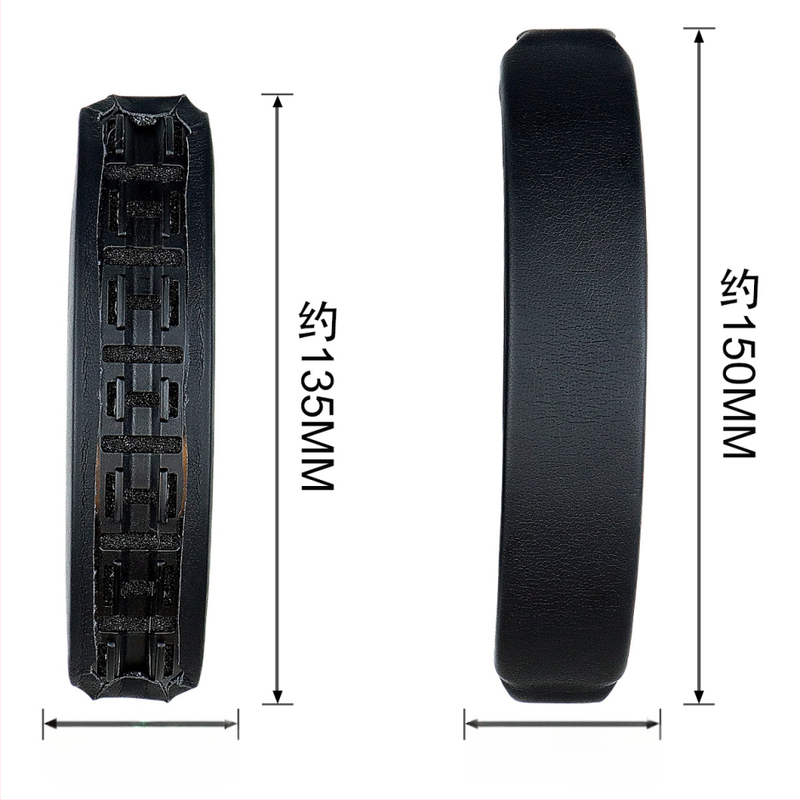 Bose QC35/QC45 ausu galvas siksnas nomaiņa — augšējā un apakšējā uzstādīšana ar snap-in, saderīga ar QC35/QC45, Headphonemagic