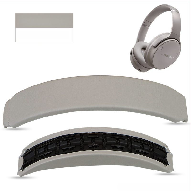 Bose QC35/QC45 ausu galvas siksnas nomaiņa — augšējā un apakšējā uzstādīšana ar snap-in, saderīga ar QC35/QC45, Headphonemagic