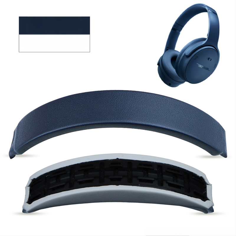 Bose QC35/QC45 ausu galvas siksnas nomaiņa — augšējā un apakšējā uzstādīšana ar snap-in, saderīga ar QC35/QC45, Headphonemagic