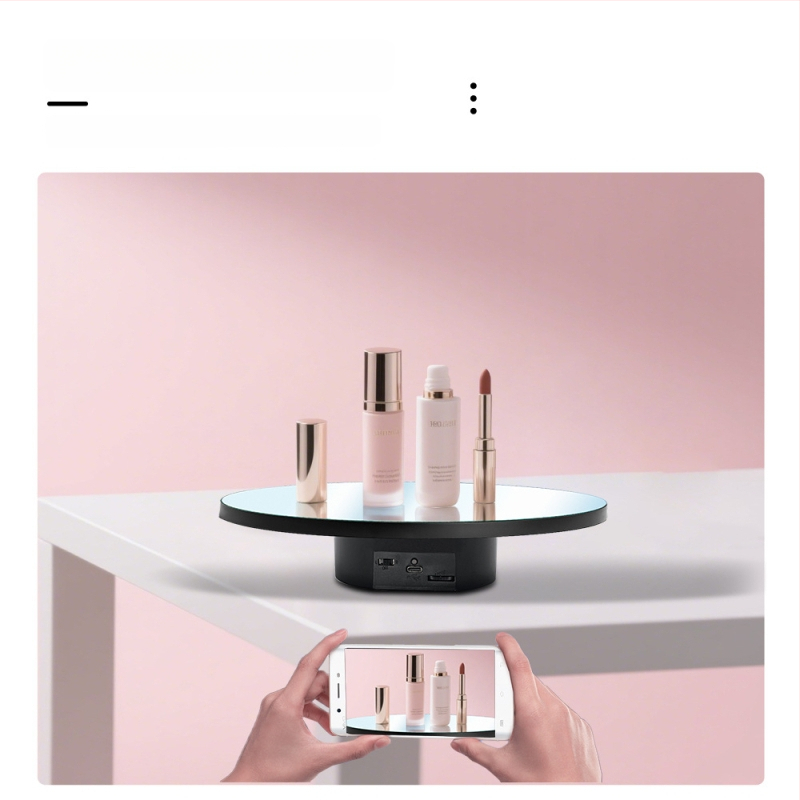 Integreeritud stiili peeglipinnaga pöörlev eksponeerimissein juveelide ja figuuride jaoks (ABS pihustamisvormimine)