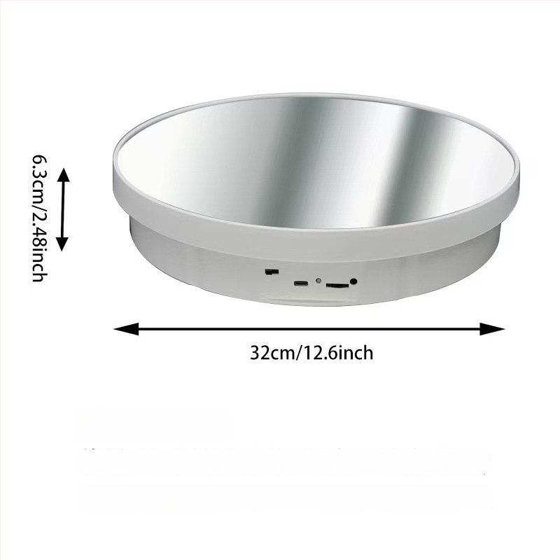 Integreeritud stiili peeglipinnaga pöörlev eksponeerimissein juveelide ja figuuride jaoks (ABS pihustamisvormimine)