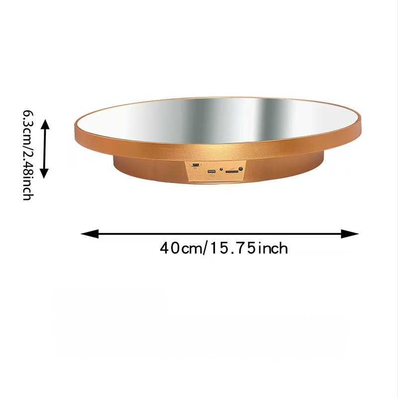 Integreeritud stiili peeglipinnaga pöörlev eksponeerimissein juveelide ja figuuride jaoks (ABS pihustamisvormimine)