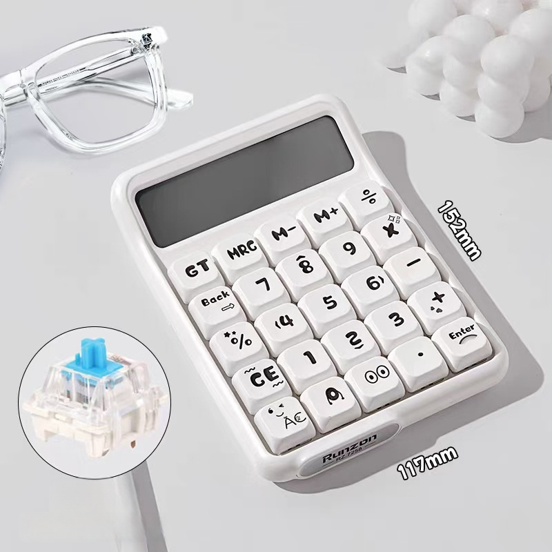 Аритметичен калкулатор за финанси и офис, модел 7258, ABS корпус, 12-цифрен дисплей, разделяеми механични клавиши