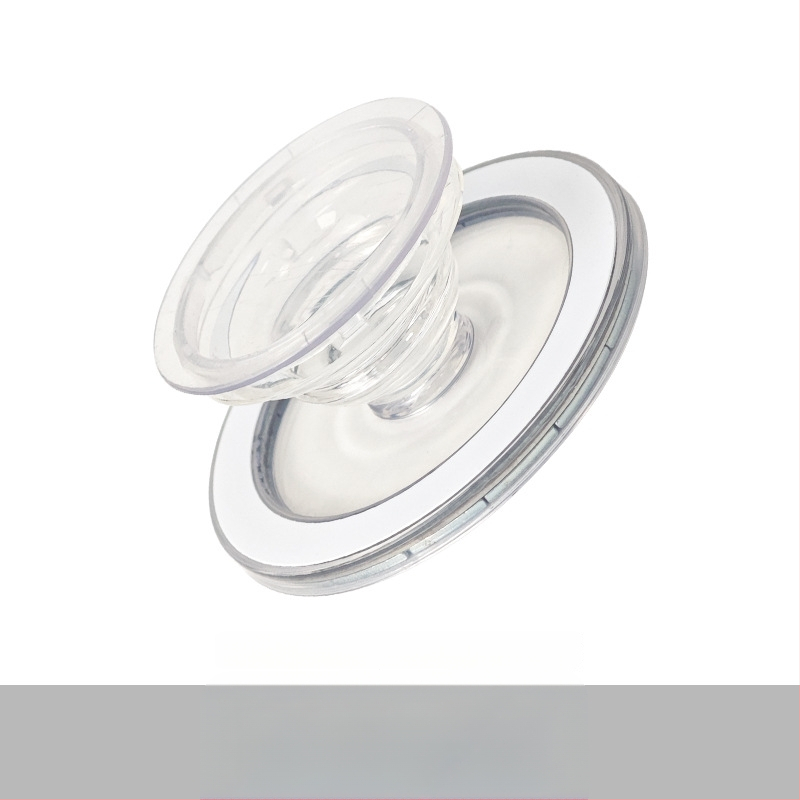 Suport MagSafe pentru telefon cu pernă de aer, portabil, transparent pentru birou
