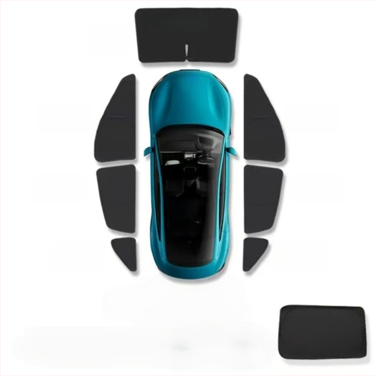 Sõiduki päikesekaitse kardin Xiaomi Su7Yu7 — Oxford kangas, kinnitamine imuklappidega, privaatsuse kaitse, soojusisoloatsioon, logotüübi printimise võimalus