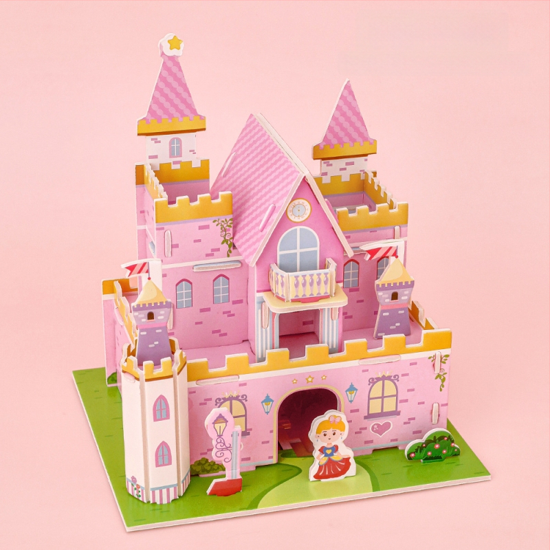 Αφρώδης 3D παζλ κάρτα για παιδιά 4–6 ετών, DIY εκπαιδευτικό παζλ με προσαρμογή λογοτύπου