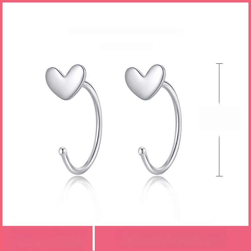 S999 чисто сребърни обеци, марка Silver Town, гравирана повърхност, семпъл стил