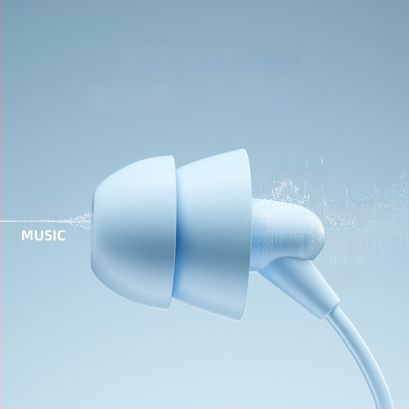 Xingpu Rui Y04 iekšējās auss vadu austiņas, inline spraudnis, vienkāršs stils