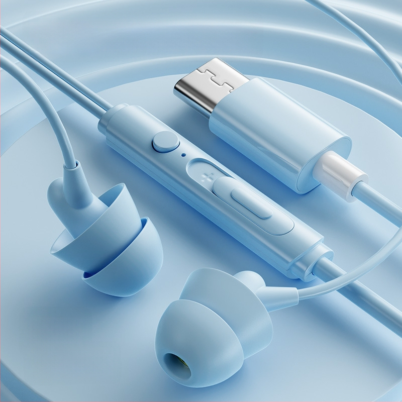 Xingpu Rui Y04 iekšējās auss vadu austiņas, inline spraudnis, vienkāršs stils