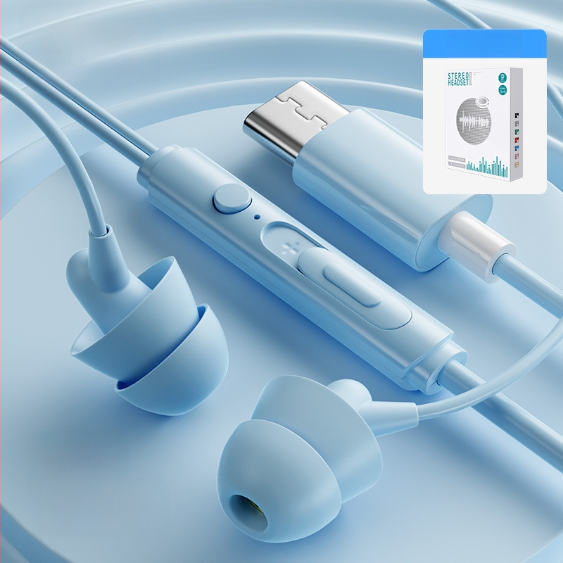 Xingpu Rui Y04 iekšējās auss vadu austiņas, inline spraudnis, vienkāršs stils