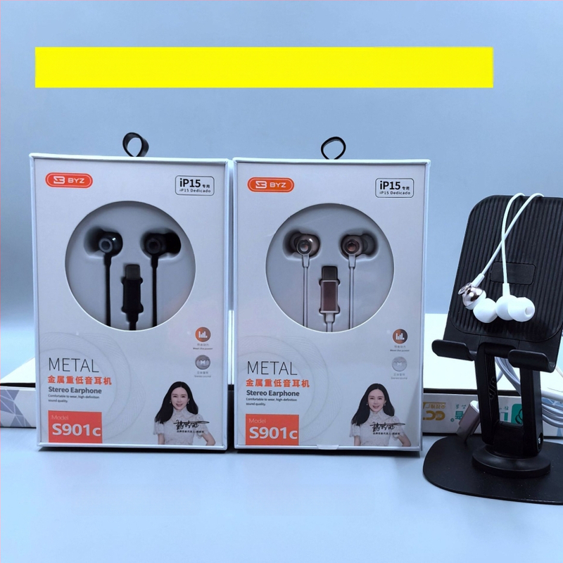 Type-C sisekõrvaklapid digitaalse dekodeerimisega Huawei Android telefoni jaoks (LC-C80, dünaamiline draiver, juhtmega, 1,2 m, 135 dB)