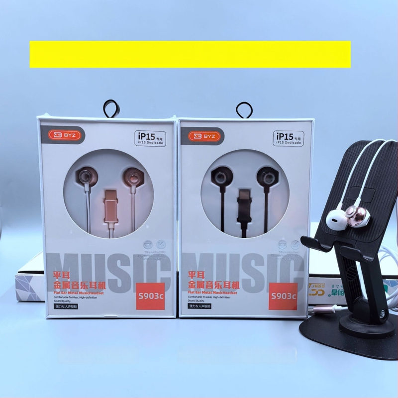 Type-C sisekõrvaklapid digitaalse dekodeerimisega Huawei Android telefoni jaoks (LC-C80, dünaamiline draiver, juhtmega, 1,2 m, 135 dB)