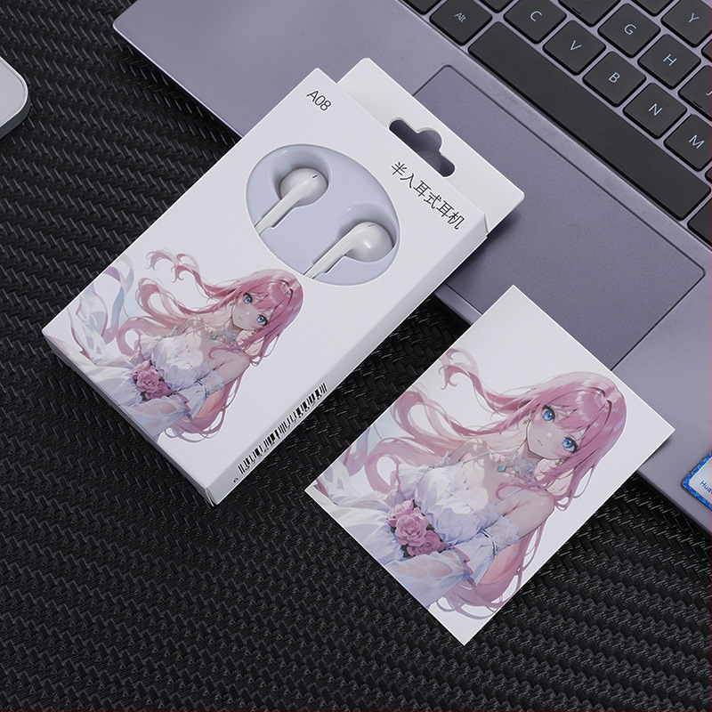 Vadu in-ear austiņas ar 14,2 mm vadītājiem, iebūvēts mikrofons, 3,5 mm spraudnis, 1,2 m kabelis