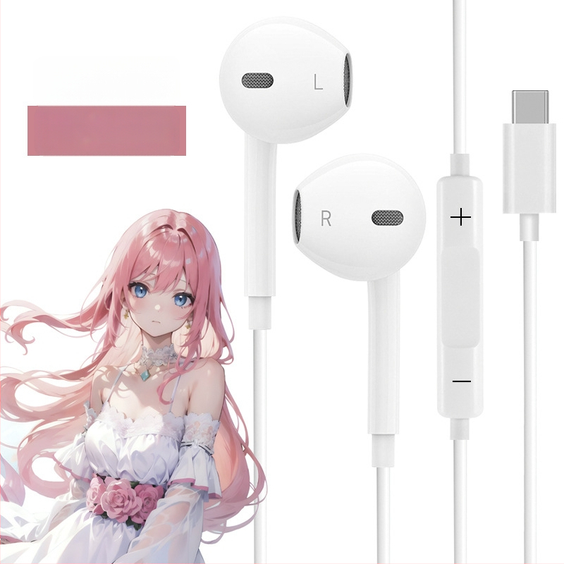 Vadu in-ear austiņas ar 14,2 mm vadītājiem, iebūvēts mikrofons, 3,5 mm spraudnis, 1,2 m kabelis