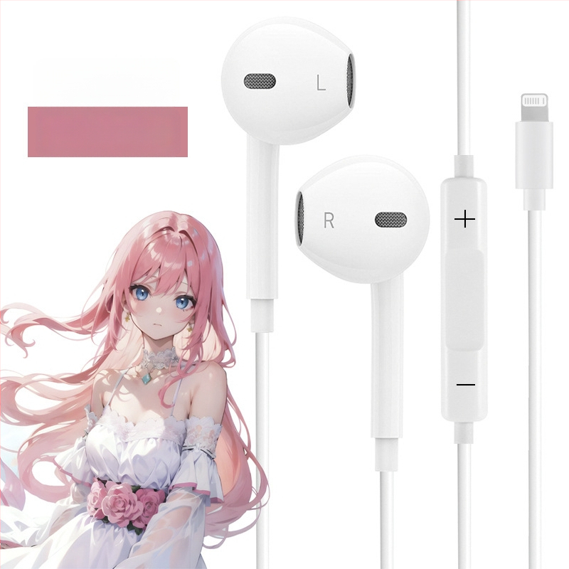 Vadu in-ear austiņas ar 14,2 mm vadītājiem, iebūvēts mikrofons, 3,5 mm spraudnis, 1,2 m kabelis