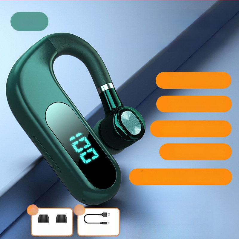 Bluetooth ausu klausule ar ausu āķi, stereo, Huawei čipsets, Bluetooth 2.0, līdz 4 stundām darbības laiks