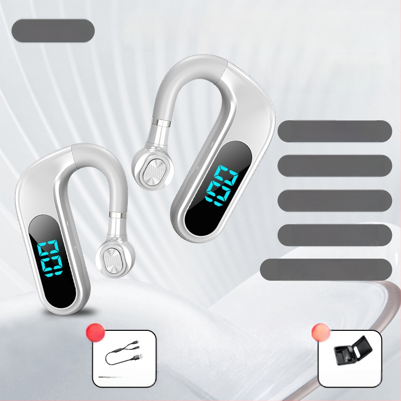 Bluetooth ausu klausule ar ausu āķi, stereo, Huawei čipsets, Bluetooth 2.0, līdz 4 stundām darbības laiks