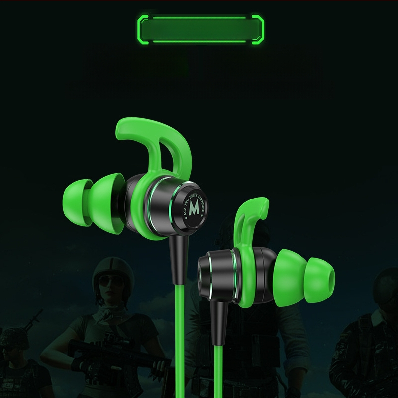 ACZ G4 in-ear spēļu austiņas, vadu, 3,5 mm L-veida spraudnis, mikrofons, 20–2000 Hz