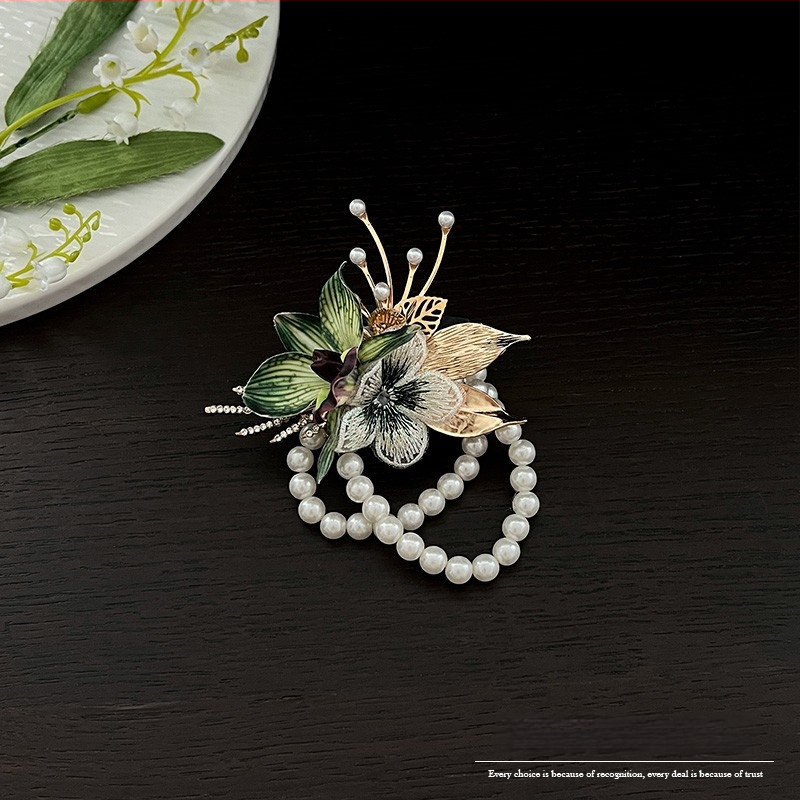 Miško stiliaus magnetinis korsage jaunikiui ir nuotakai, asmeninė dovana, tinkama Kalėdoms ir įsikūrimui