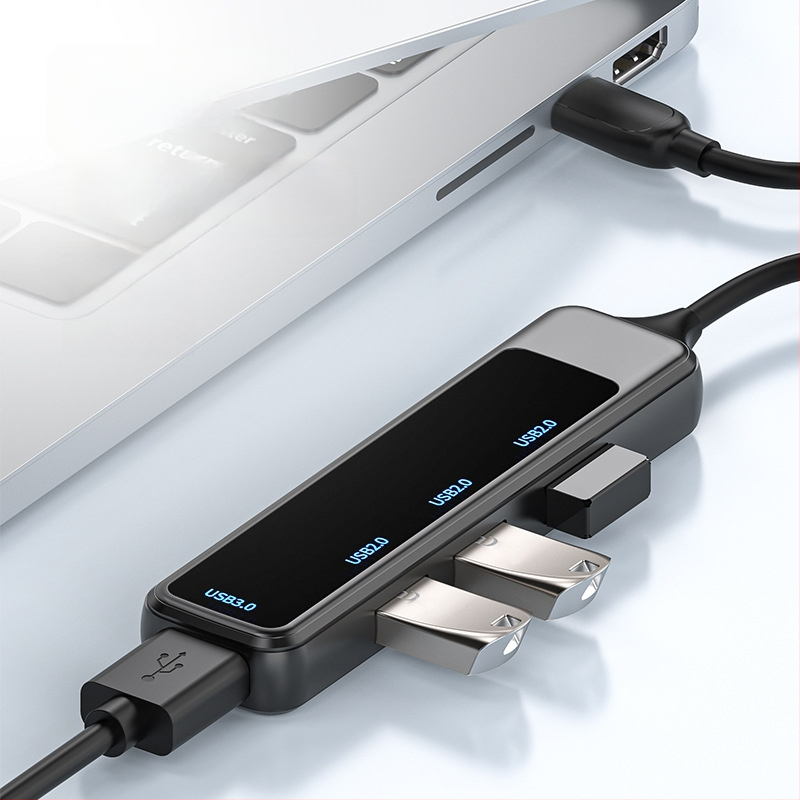 H-388 USB proširivački dock s vanjskim napajanjem, USB 3.0 hub, 1–4 priključka, Type-C čitač kartica