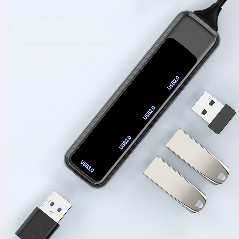 H-388 USB proširivački dock s vanjskim napajanjem, USB 3.0 hub, 1–4 priključka, Type-C čitač kartica