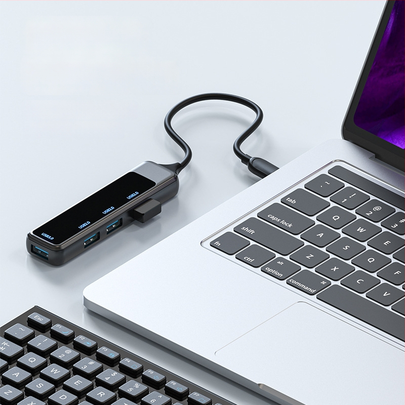 H-388 USB proširivački dock s vanjskim napajanjem, USB 3.0 hub, 1–4 priključka, Type-C čitač kartica