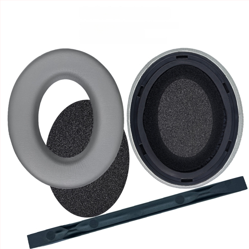 Ādas ausu spilventiņu vāciņi Sennheiser Momentum ausīm (1.–4. paaudze) – kazas āda, slīpi malas