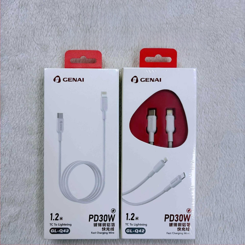 Gona 200W USB-C/Lightning καλώδιο δεδομένων για συσκευές Apple και Android, με γρήγορη φόρτιση, κατασκευασμένο από TPE