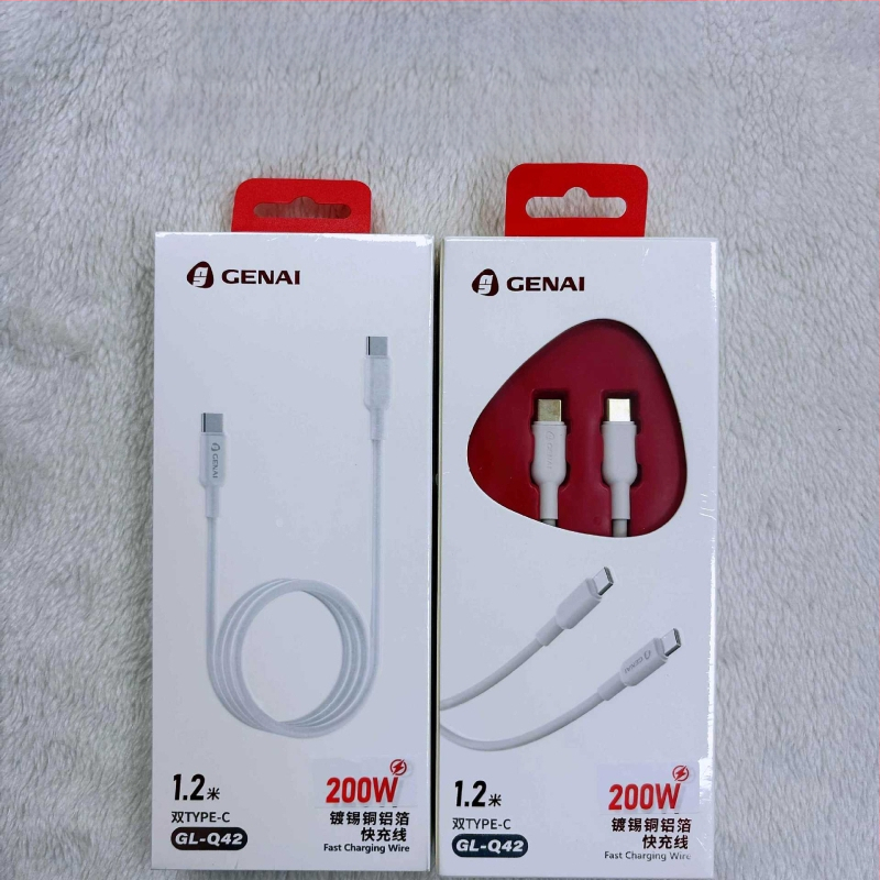 Gona 200W USB-C/Lightning καλώδιο δεδομένων για συσκευές Apple και Android, με γρήγορη φόρτιση, κατασκευασμένο από TPE