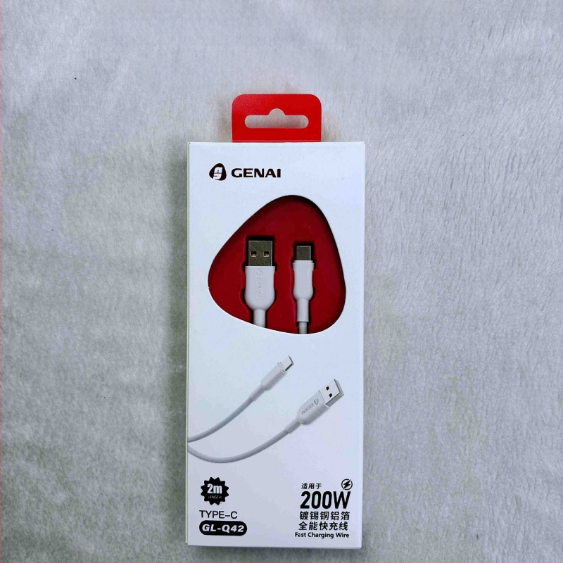 Gona 200W USB-C/Lightning καλώδιο δεδομένων για συσκευές Apple και Android, με γρήγορη φόρτιση, κατασκευασμένο από TPE