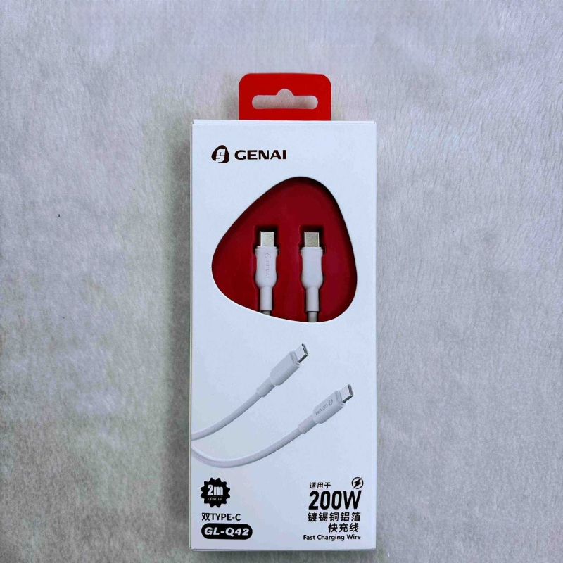 Gona 200W USB-C/Lightning καλώδιο δεδομένων για συσκευές Apple και Android, με γρήγορη φόρτιση, κατασκευασμένο από TPE