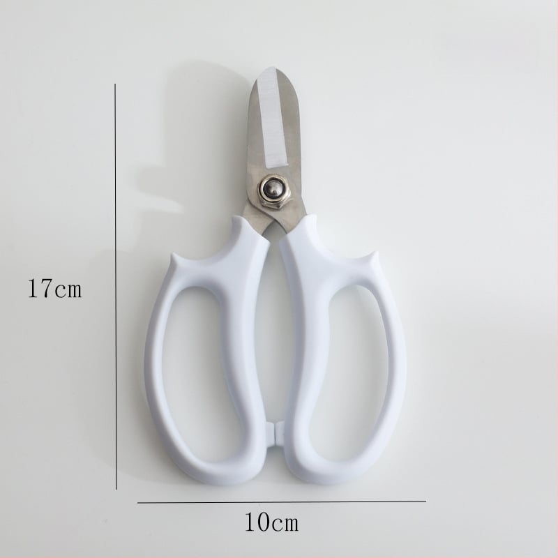 Gėlių žirklės – daugiafunkcinės žirklės gėlių įvyniojimui ir juostelių kirpimui; Prekės ženklas Tarn; Medžiaga: Kita; Nukrypimas: 1–2; Peržiūrėkite SKU